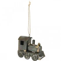 Artículo Adornos para árboles de Navidad Locomotora Navidad metal H7.5cm