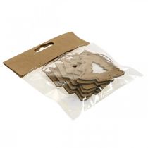 Artículo Árbol de navidad decoración estrella abeto corazón papel 7cm 36p