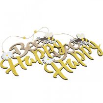 Artículo Letrero decorativo abeja “Bee Happy” decoración de verano madera 31×18cm 2ud