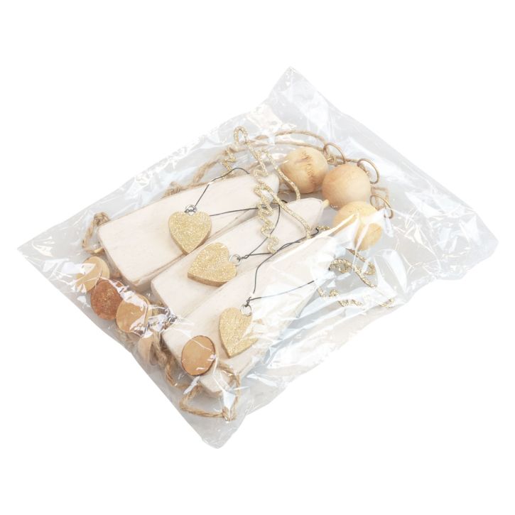 Artículo Colgante de ángel decoración navideña para colgar H22cm 3 piezas