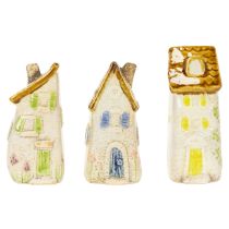 Artículo Decoración de cerámica para interiores y macetas. Ideal como regalo. 10 cm (3 piezas).