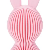 Artículo Conejito de Pascua decorativo fabricado en plástico, suministrado en forma de conejito, 11cm, 4 piezas.