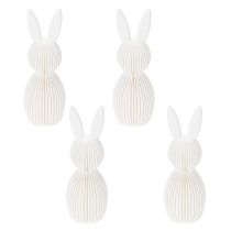 Artículo Figura decorativa de conejito para decoración moderna de Pascua, 11 cm, 4 piezas