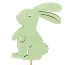 Artículo Conejos decorativos en un palo como acentos gráficos para mesas y jardineras, 31,5 cm, 16 piezas