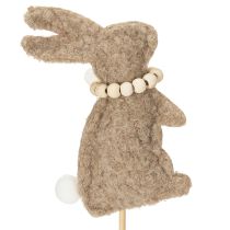 Artículo Figura decorativa de conejo de Pascua para decoraciones primaverales y acentos de temporada, 42 cm, 8 piezas