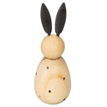 Artículo Conejo decorativo con un diseño sencillo para acentos primaverales en la sala de estar, 12 cm, 2 piezas