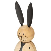 Artículo Figura decorativa de conejo de madera, perfecta para una decoración tranquila y atemporal, 15cm, 2 piezas