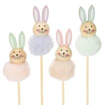 Artículo Figuras de conejito de Pascua esponjosas para alegres celebraciones de Pascua, decoración de habitaciones, 34 cm, 12 piezas