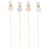 Artículo Figuras de conejito de Pascua esponjosas para alegres celebraciones de Pascua, decoración de habitaciones, 34 cm, 12 piezas