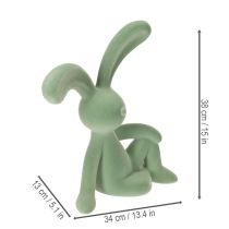 Artículo Figura decorativa de conejo, linda figura para un ambiente primaveral en cualquier habitación, 38cm