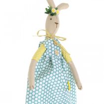 Artículo Conejito de peluche para Pascua, conejito de Pascua con ropa, conejita H43cm