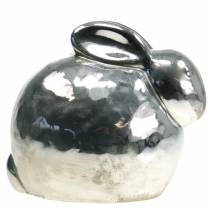 Artículo Conejo plata antiguo H14,5cm