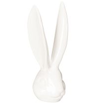 Artículo Figura decorativa de cabeza de conejo para una elegante decoración de Pascua en salones modernos, 22 cm.