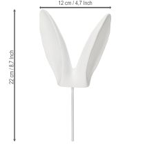 Artículo Figura de conejo de Pascua, ideal para un alegre ambiente primaveral en tu hogar, 22cm, 4 piezas