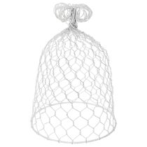 Artículo Campana de alambre vintage para decoración de mesa de estilo rústico, 23 cm