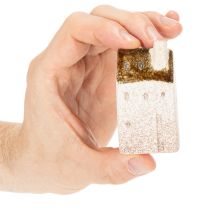 Artículo Conjunto de casas decorativas de cerámica, casas en miniatura para colocar de pie, 7 cm, 3 piezas