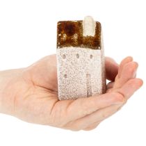 Artículo Juego de casas miniatura decorativas de cerámica, decoración de mesa, 9 cm, 3 piezas