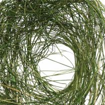 Brazalete de avestruz verde hierba decoración primavera Ø20cm