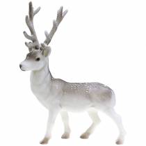 Artículo Deco venado rebaño/nevado 39cm