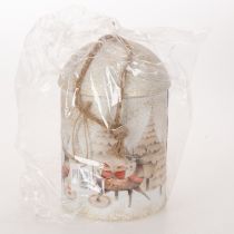 Artículo Campana con motivos navideños para colgar, 26 cm