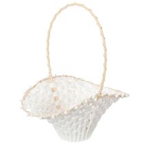 Artículo Cesta para niña de las flores de boda, 24 cm x 17 cm.
