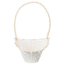 Artículo Cesta para niña de las flores de boda, 24 cm x 17 cm.