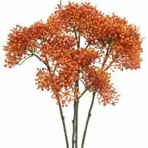 Artículo Rama de flor artificial de naranja de saúco 52cm 4pcs