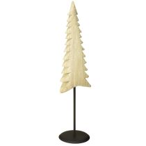 Artículo Árbol de Navidad de madera Decoración navideña Paulownia natural H54cm