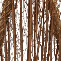 Decoración de abeto de madera decoración de madera ramas naturales enredaderas 27,5x10x60cm