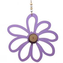 Flores de madera colgante de madera flores decoración de madera Ø16cm 4ud
