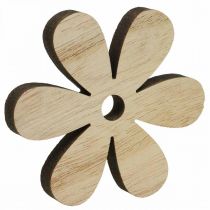 Artículo Flores de madera flores decorativas dispersas madera Ø2,5–6,5cm 29 piezas