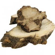 Discos de madera deco root wood scatter decoración madera 3-8cm 500g