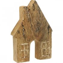 Artículo Decoración de casa de madera Casa de Navidad Decoración de casa de madera soporte de madera H15cm