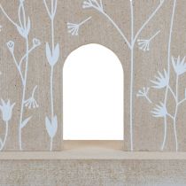 Artículo Casa de madera decorativa casa mesa soporte madera 28,5cm