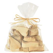 Artículo Corazones de madera esparcidor corazón corazones de abedul natural 6×4cm 16 piezas