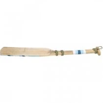 Artículo Remo decorativo de madera decoración de pared Remo de madera decorativo marítimo pintado 78cm