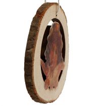 Anillo de madera con imagen 6 piezas