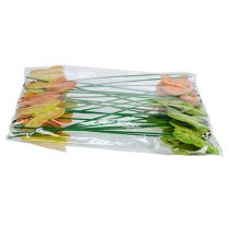 Artículo Mariposas de madera en palo, surtidas en 3 colores, 8cm, 24 piezas