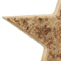 Artículo Estrellas de madera decorativas percha decorativa rústica madera decorativa Ø20cm