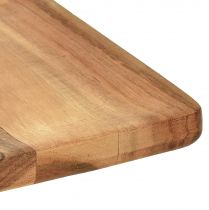 Artículo Bandeja de madera bandeja para servir madera de mango natural 24,5cm