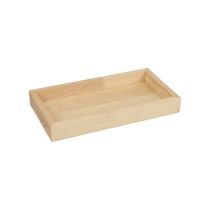 Artículo Bandeja de madera bandeja decorativa madera rectangular natural 28×15×3,5cm