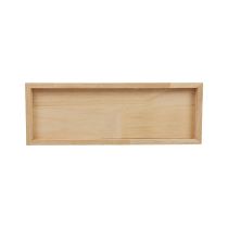 Artículo Bandeja de madera bandeja decorativa madera rectangular natural 40×14×2,5cm