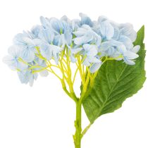 Artículo Flores de hortensia artificiales, diseño realista, para decoración de salón, 34 cm, 3 piezas
