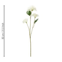 Artículo Flor de hortensia artificial para un diseño interior elegante y moderno, 80 cm, 2 piezas