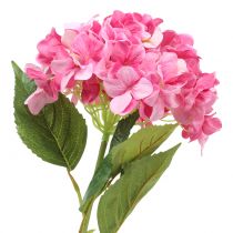Hortensia grande artificial rosa L110cm