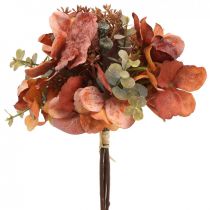 Ramo de hortensias flores artificiales decoración de mesa 23cm