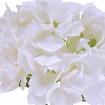 Artículo Hortensias Flores Artificiales Blancas Flores Real Touch 33cm