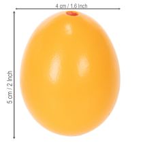 Artículo Huevos de Pascua, huevos de gallina reales, perfectos para manualidades creativas y artesanías de Pascua, 5 cm, 10 unidades