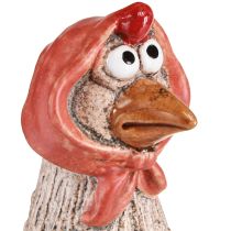 Artículo Pollos decorativos de cerámica Gallo y gallina de Pascua Al. 20/22 cm 2 piezas