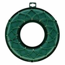 Artículo OASIS® IDEAL anillo universal corona de espuma floral verde H4cm Ø18.5cm 5pcs